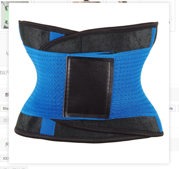 Waist Trimmer Belt Body Shaper Abdominal Trainer Weight Loss Fat Burning Straps - Image 2