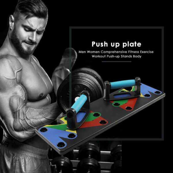 Nine-function Push-up Board Bracket for Indoor Gymmer - Image 2