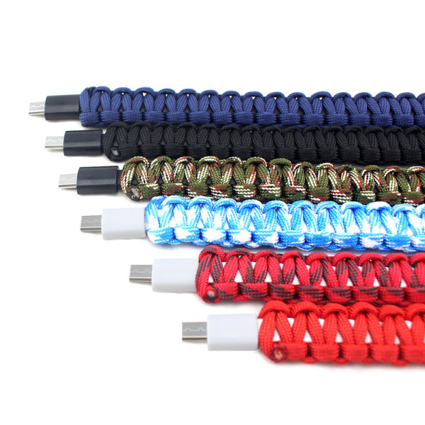 Mobile phone charger line bracelet Multi-function data cable Android USB charging data cable bracelet - Image 2