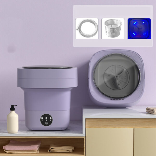 Mini Foldable Washing Machine Portable Mini Socks Underwear Panties Washing Machine Big Capacity 3 Models With Spinning Dry Gadgets - Image 3