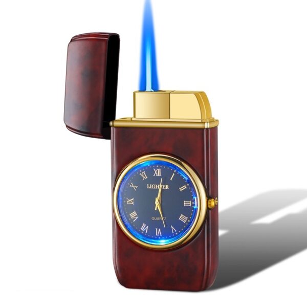 Personalized Creative Multifunctional Electronic Watch Cigarette Lighter-in-one Body Multi-purpose LED Flashing Lamp Gift Lighter - Image 7