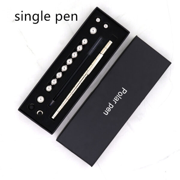 Stress Reducer Relief Toys Gift Box funny black golden kits Fidget magnetic polar pen with stylus ball pen - Image 10