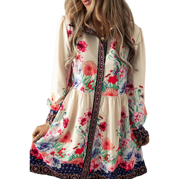 European And American Leisure Versatile Printed Dress - Image 4