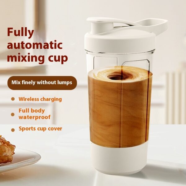 400ML 14oz Electric Protein Powder Mixing Cup Automatic Shaker Mixer Shake Bottle Milk Coffee Blender Kettle Fro Gym 1200mAh - Image 6