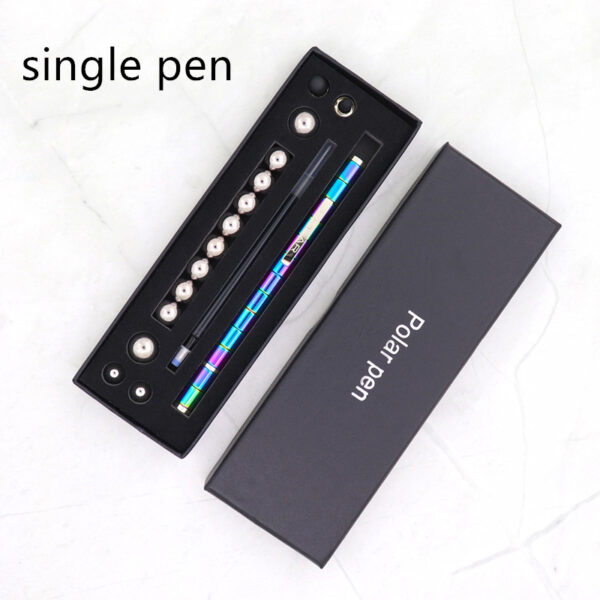 Stress Reducer Relief Toys Gift Box funny black golden kits Fidget magnetic polar pen with stylus ball pen - Image 5